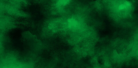 Wall Mural - Abstract smoke texture background. Powder explosion on background. Dark Green fog isolated on black background. Fume overlay design.