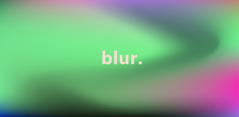 Poster - Vector illustration of a smooth gradient background with vibrant blue, green, purple, and pink hues, forming a dreamy abstract design. Minimalist digital art style with fluid, shapeless gradients.