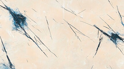 Poster - Elegant beige canvas with textured abstract lines, evoking a contemporary artistic expression