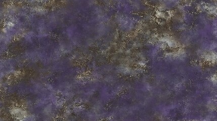 Poster - Subtle textures blend harmoniously in an abstract blend of moody violet and grey hues creating a