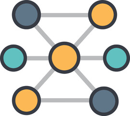 Poster - Modern Sustainable Network Connections Icon