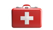 © Ramzan - Bright red first aid kit, a symbol of safety and medical assistance, stands ready for emergency situations.