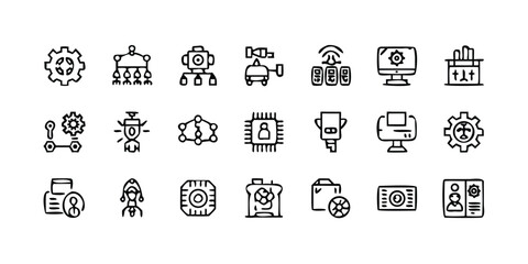 Aufkleber - Extensive Set of 27 Beverage and Smoothie Glyph Icons for Menu Design on transparent background Includes various drink types in a clean modern style suitable