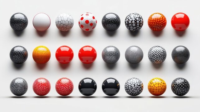 Abstract Sphere Collection: Design & Texture
