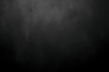 Poster - Dark abstract background with smoky texture and gradient of black and gray colors creating a mysterious atmosphere