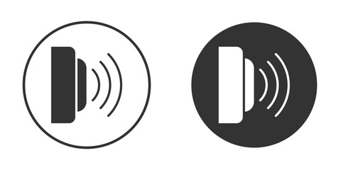 Infrared icon design flat silhouette style