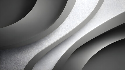 Poster - Grey white abstract stripe background geometry shine and layer element for presentation design. Suit for business, corporate, institution, party, festive.