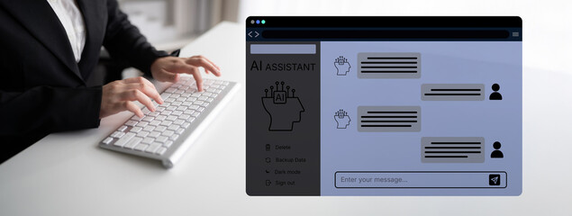 Poster - AI chatbot using prompt engineering and LLM deep learning delivers explainable generative AI for smarter, more efficient business support. Latch