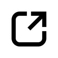 Poster - External Link Icon Symbolizing Navigation, Redirection, and Website Connections in Digital Interfaces and User Experience