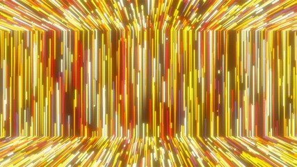 Poster - Abstract glowing trails. Computer generated 3d render