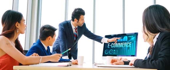 Poster - E-commerce data software provide modish dashboard for sale analysis to the online retail business