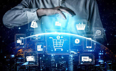 Poster - Omni-channel strategies improve customer experience with brand integration and unified marketing across digital platforms and channels. Vouch