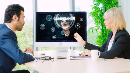 Poster - Compliance system for modish online corporate business to meet quality standard