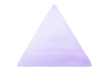 Aufkleber - Purple triangle shape on a transparent background, ideal for minimalist designs and projects requiring a simple geometric element