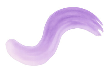Poster - Purple wavy brush stroke adding dynamic artistic element, enhancing graphic design with transparent background texture