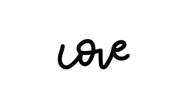 Hand written elements, line art style, Flat Modern design, isolated on white background, illustration vector EPS 10