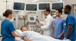 © NYxStudio - Medical team in ICU monitoring patient with multiple monitors
