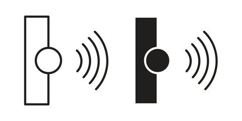 Infrared icon vector, sign and symbol for design, website or apps elements.