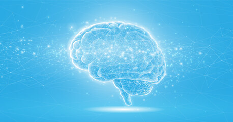 Brain illustration concept. Artificial intelligence, Brain science, Nervous system