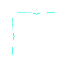 Wall Mural - y2k retro frame hud. modern icon in abstract shape. digital ui element, 90s graphic, stylish decorat