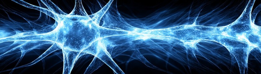 Fototapete - Deep blue abstract background, a modern design for tech, art, and creative projects
