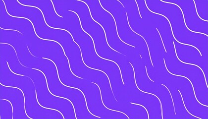 Poster - Abstract Purple Background with Diagonal White Wave Pattern Art
