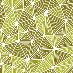 Poster - Abstract background with geometric mosaic shapes. Large triangles size. Multiple repeated inner triangles. Mono tone style. Repeatable pattern. Creative vector tiles. Seamless vector illustration.