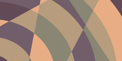Leinwandbilder - Abstract boho style background. Modern abstract composition featuring soft and curved shapes in muted tones. Boho harmonious and flowing visual effect.