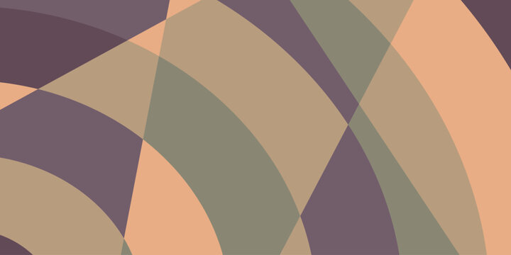 Abstract boho style background. Modern abstract composition featuring soft and curved shapes in muted tones. Boho harmonious and flowing visual effect.