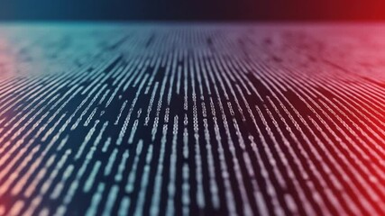 Binary Code Data Stream Background