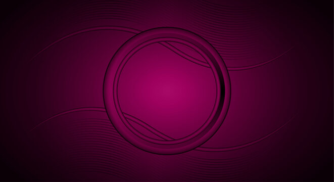 3d circular banner background with curve line pattern–Abstract minimal gradient design with vintage effect–Modern vector background–Popular elegant template for decoration, poster, art, futuristic

