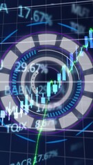 Poster - Animation of financial data processing and scope scanning over grid