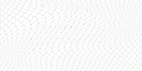 Abstract geometric wireframe mesh background with dynamic wavy distortion