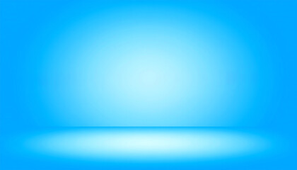 Poster - A serene blue background with a subtle gradient creates a calm and inviting atmosphere, perfect for presentations or creative displays
