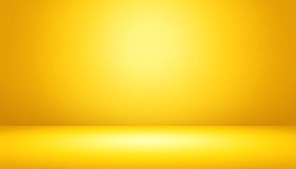 Poster - Bright yellow backdrop with a smooth surface, creating a vibrant and cheerful atmosphere, ideal for presentations or artistic displays