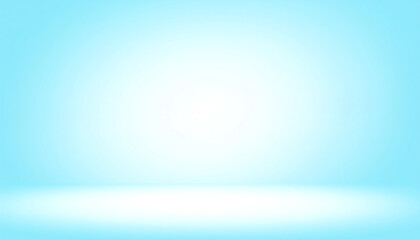Poster - A soft blue gradient background with a bright center, creating a calming and serene atmosphere ideal for various presentations or designs