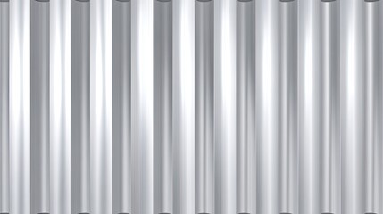 Poster - Smooth Polished Metal Surface with Vertical Stripes Creating a Sleek and Modern Industrial Aesthetic