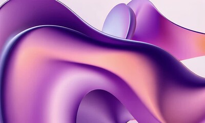 Poster - 
A background with a gradient color of purple and pink, featuring an abstract shape in the middle that resembles waves or curves. The design should have a smooth