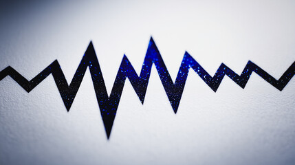 Poster - Pulse of Innovation: A graphic representation of a heartbeat rhythm, symbolizing the vitality of science and technology.