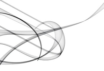 Poster - Abstract black vector lines forming geometric patterns on white background,  modern,  sharp