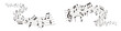© halmio - Wavy music sheet: background vector illustration of musical notes lined up on staff notation