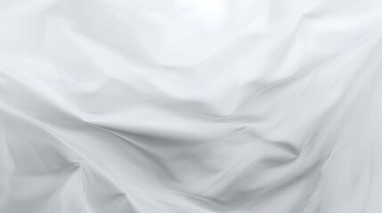 Aufkleber - Abstract flowing white silky smooth fabric