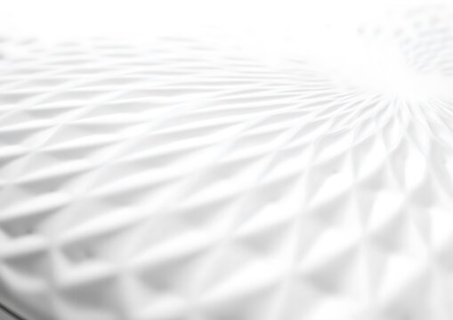 Minimalist white patterned surface in soft focus