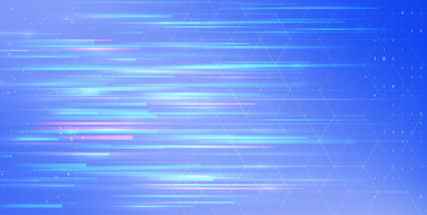 Poster - Abstract big data code representation. Modern high-tech data background. Graphic concept for your design