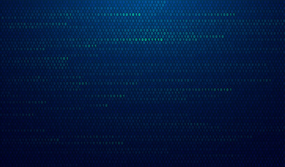 Poster - Abstract big data code representation. Modern high-tech data background. Graphic concept for your design