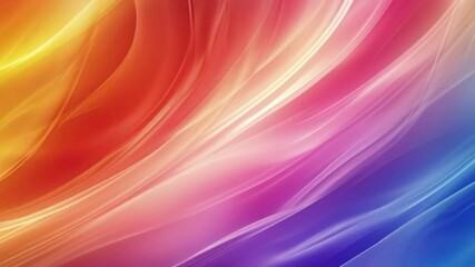 Fototapete - Soft colorful abstract background with smooth gradients in vibrant hues creating a serene visual experience, Soft colorful abstract background with smooth gradients and vibrant hues Art and design