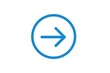 © Sukardi - Simple blue right-pointing arrow inside a circle