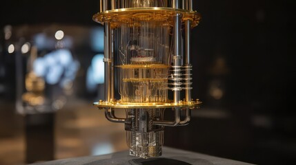 Poster - Detailed view of a complex, intricate scientific instrument.