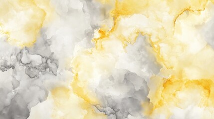 Poster - Abstract design with blended gray and gold tones.