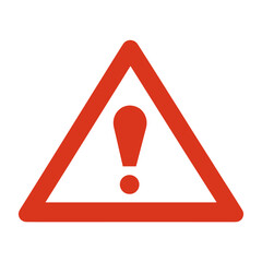 Poster - Warning sign symbol exclamation triangle vector